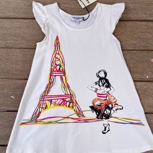 NWT Gaultier Bebe Effie tower dress  size 2 years
